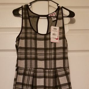 Knee Length Plaid Dress
